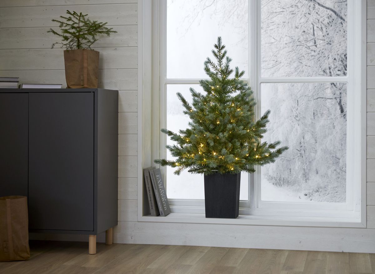 Weihnachtsbaum mit LED Grauland - IP20, Warmweiss, Grün