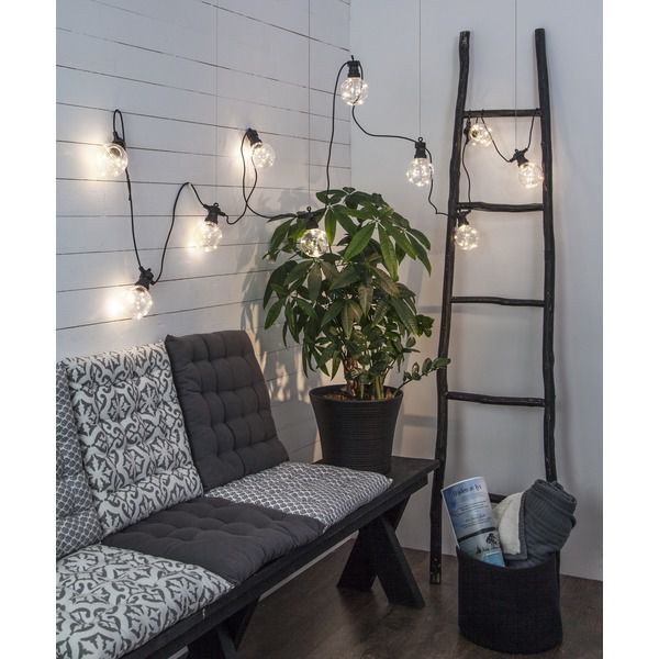 Lichterkette Big Circus Netzbetrieben - IP44, Warmweiss, 10 LED's, 450cm