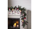 Lichterkette Alf - Indoor, Warmweiss, Rot