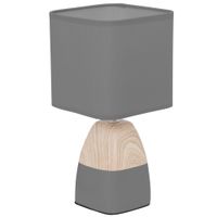 Keramik Tischleuchte mit Textilschirm Cremona h: 31cm - E14, 40W, IP20