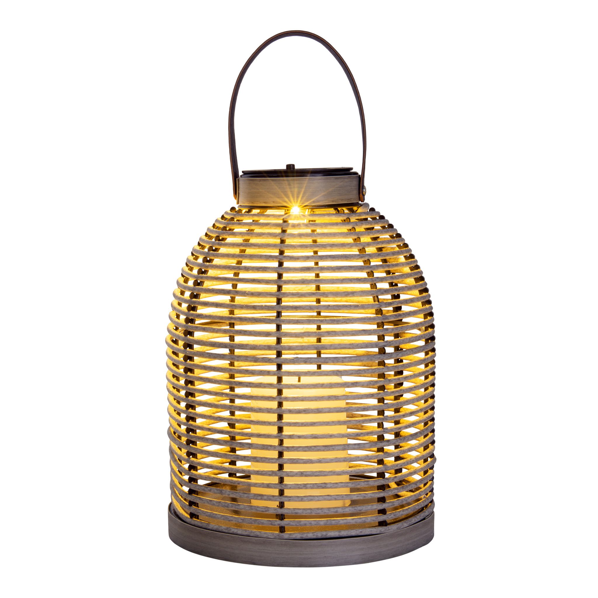 LED Solarleuchte KORBINIAN H: 29 cm - IP44, 0.06W, Warmweiss