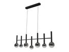 7er LED Pendelleuchte  SINGAPUR  L: 98cm schwarz - IP20, LED-Modul, Schwarz