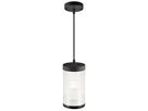 Coupar, Pendelleuchte, Schwarz - E27, IP54, max.25W