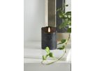 LED Pillar Kerze Flamme Rustic - Indoor, Schwarz, 10.00 cm Höhe,  Timerfunktion