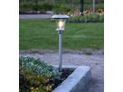 Solar Wegbeleuchtung Francis - Warmweiss, IP44, Silber