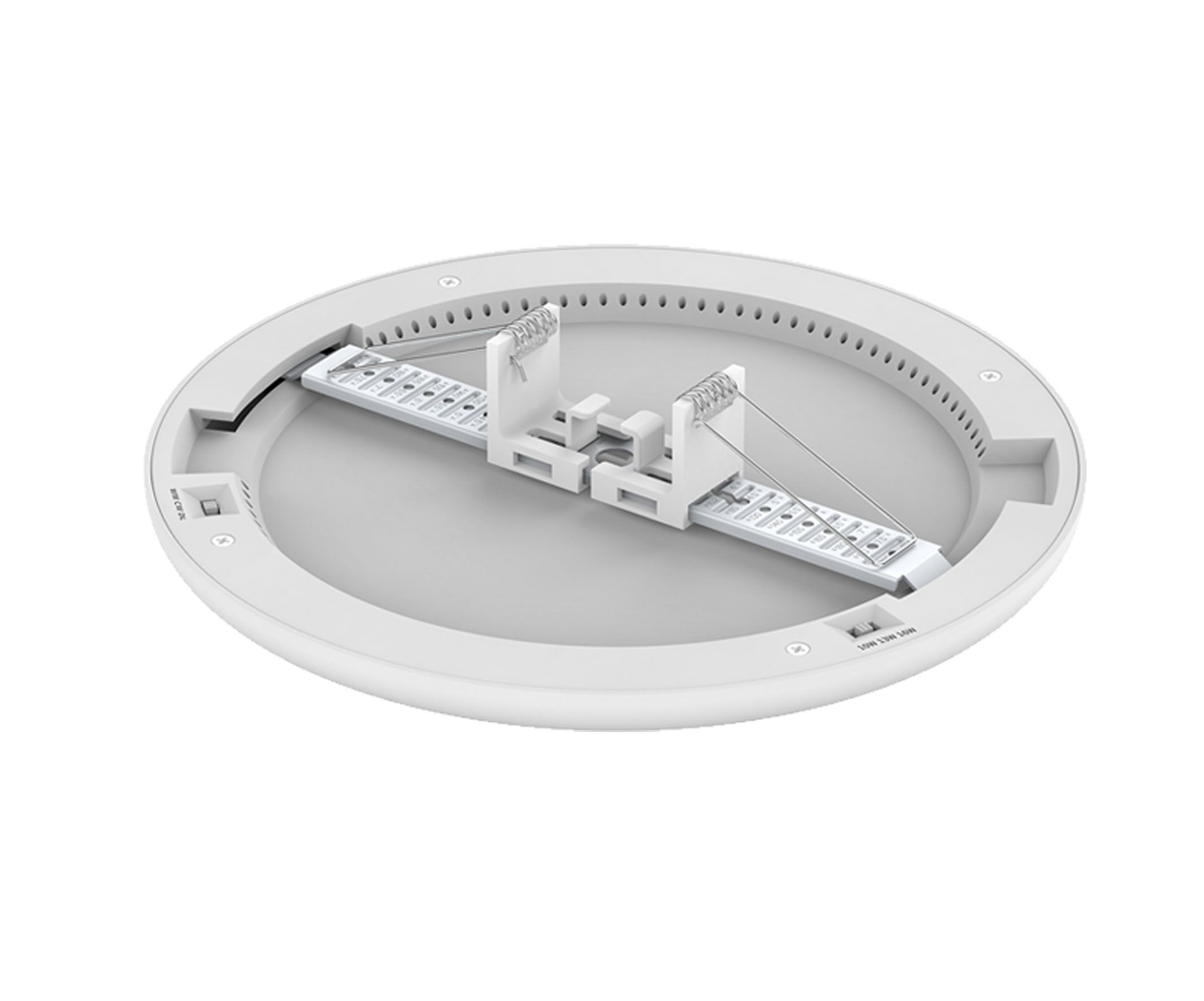 LED Downlight SYNO UNIVERSAL - 10/13/16W, 950-1800lm, 3000/4000/5700K, IP20, CRI 80, weiss, nicht dim; D=235mm, H=16mm, BL=65-205mm