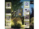Solar-Gartenstrahler SIMON LED - IP65, 3000K, Solarpanel 6V, 5W. 70lm pro Leuchte, 3er Set, 3 x 1W