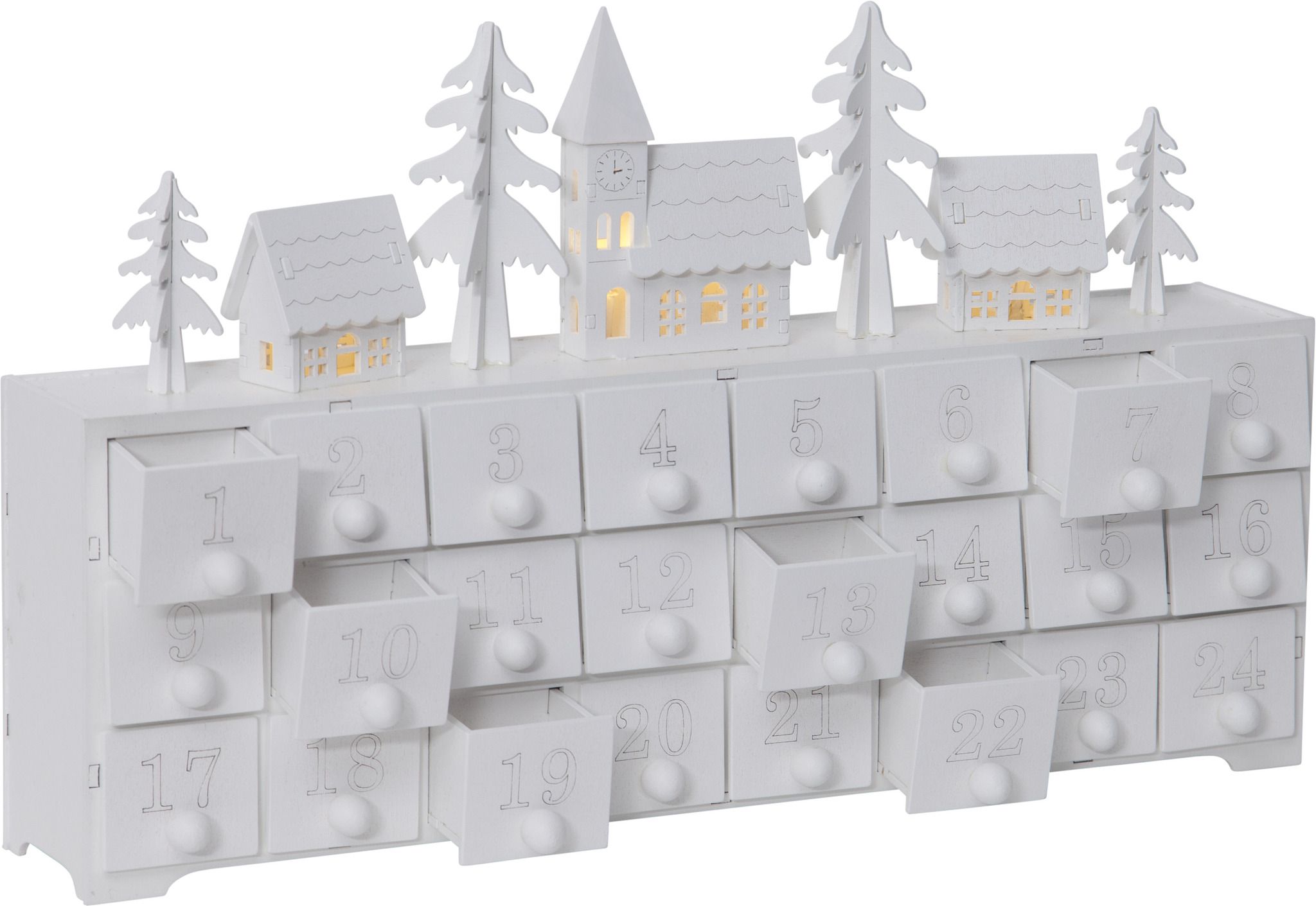 Tischdekoration Yuletide - IP20, Warmweiss, 4 LED