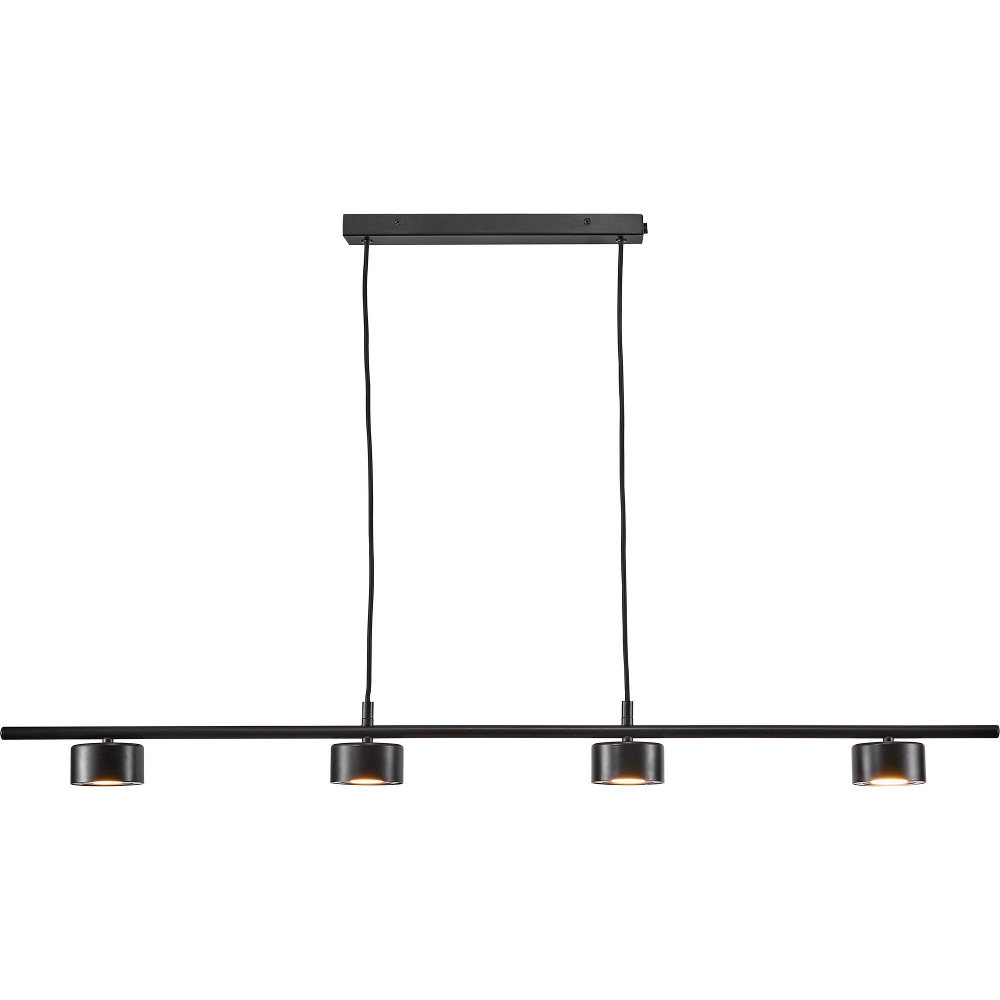 Clyde, 4-rail, Schwarz - LED Modul, 20W, IP20