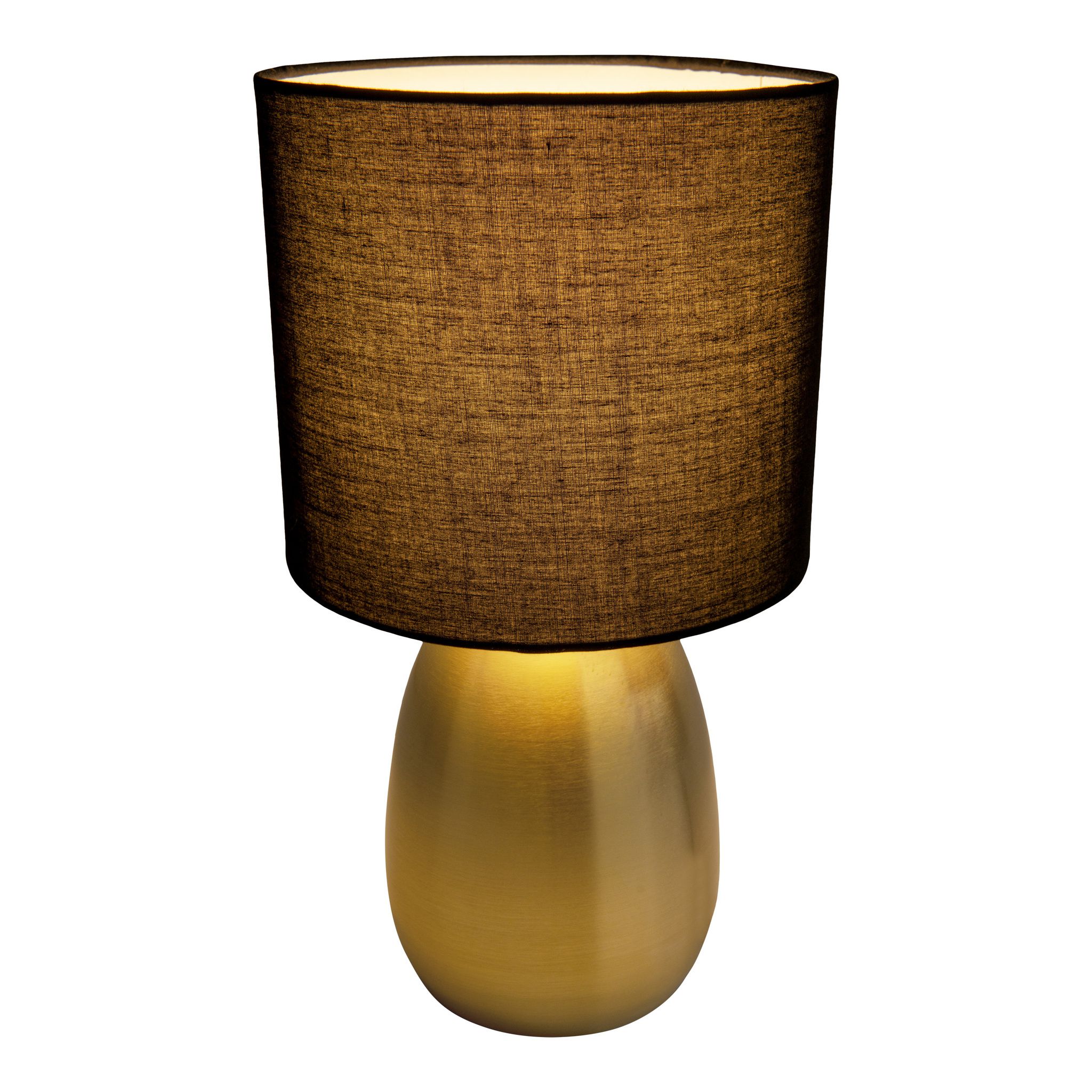 Tischleuchte Aurum H: 33 cm gold schwarz - E14, 40W, IP20