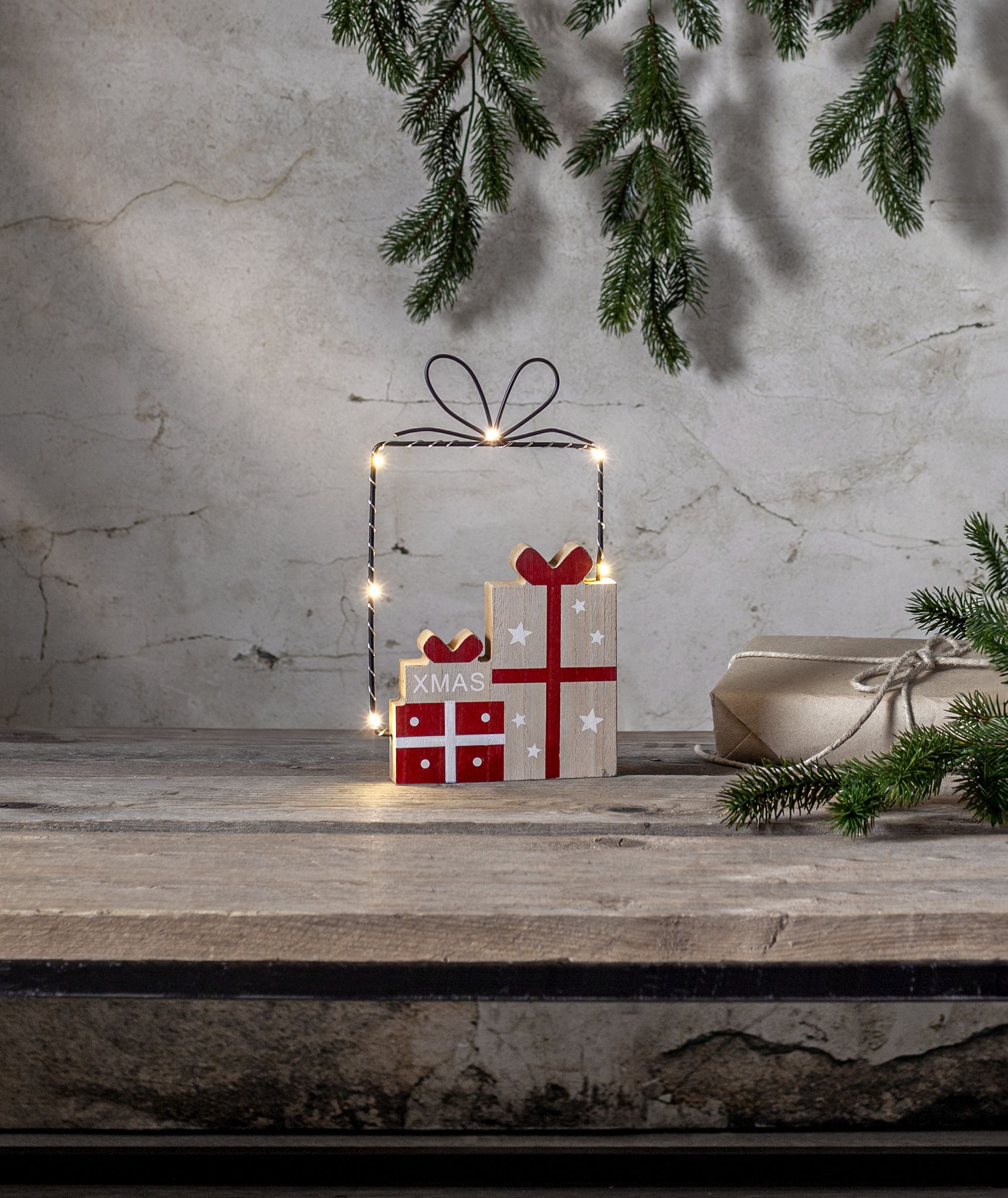 Indoor Decoration JOLLY - IP20, Warmweiss,Rot