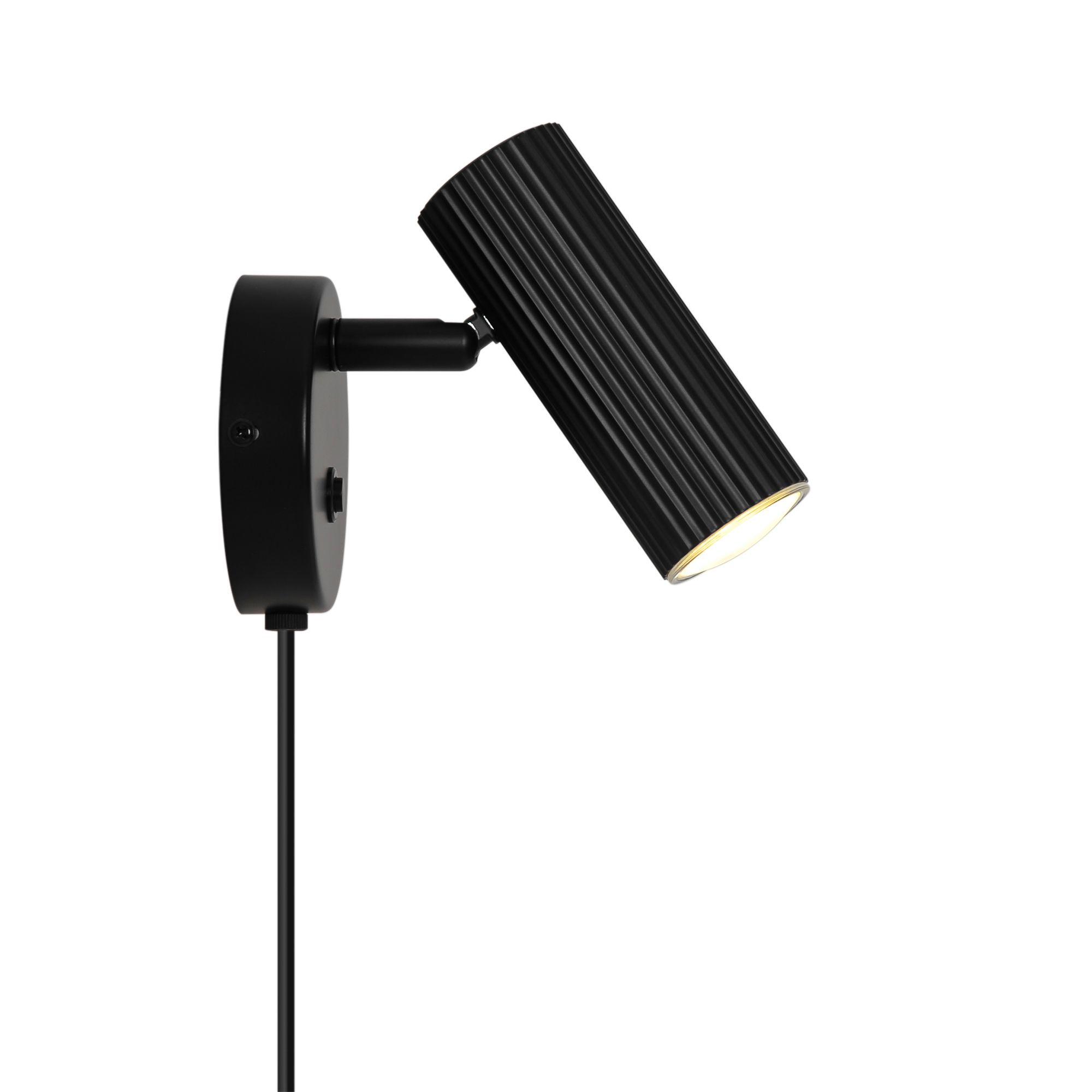 Wandleuchte Vico Schwarz - GU10, IP20, 230V