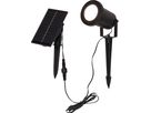 Solar Spotlight Powerspot - Indoor, Outdoor, Warmweiss, Schwarz