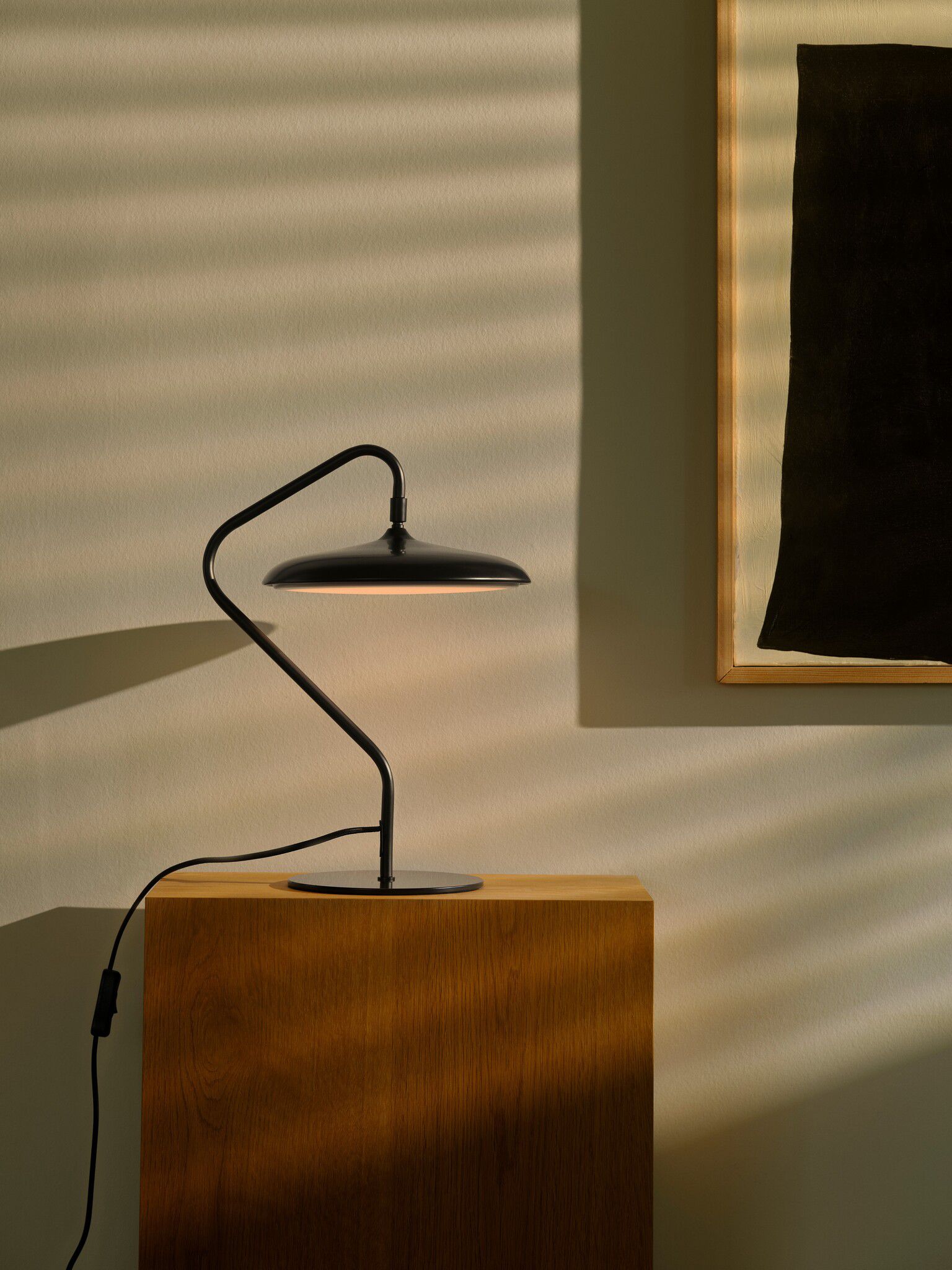 Tischleuchte Artist Schwarz - LED-Modul, 15W, 3000K, 1000Lm, IP20