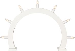 Kerzenleuchter CRISP - IP20, Weiss, Kaltweiss