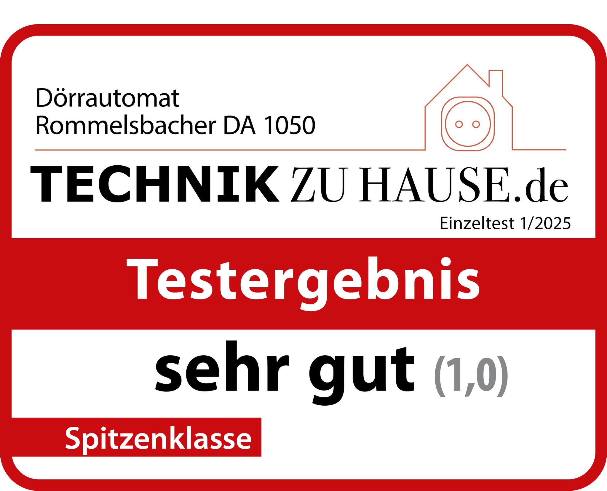 Dörrautomat DA 1050 - Dörrautomat, Edelstahl/schwarz, 1000W