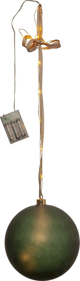 Glaskugel Bliss - IP20, Warmweiss, Grün