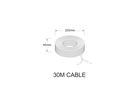 Playlight 24V Kabel 30m - L=30m, schwarz. inkl. 4 Endkappen