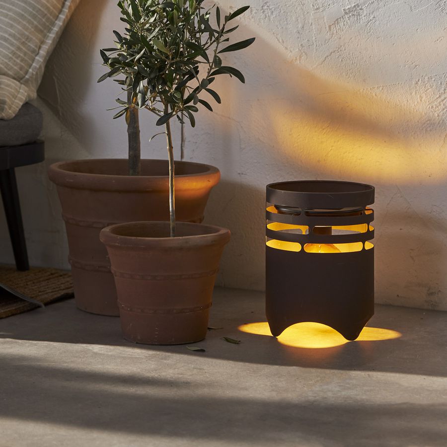 Solar Dekoration Marron - IP44, Warmweiss, 1 LED, USB-C