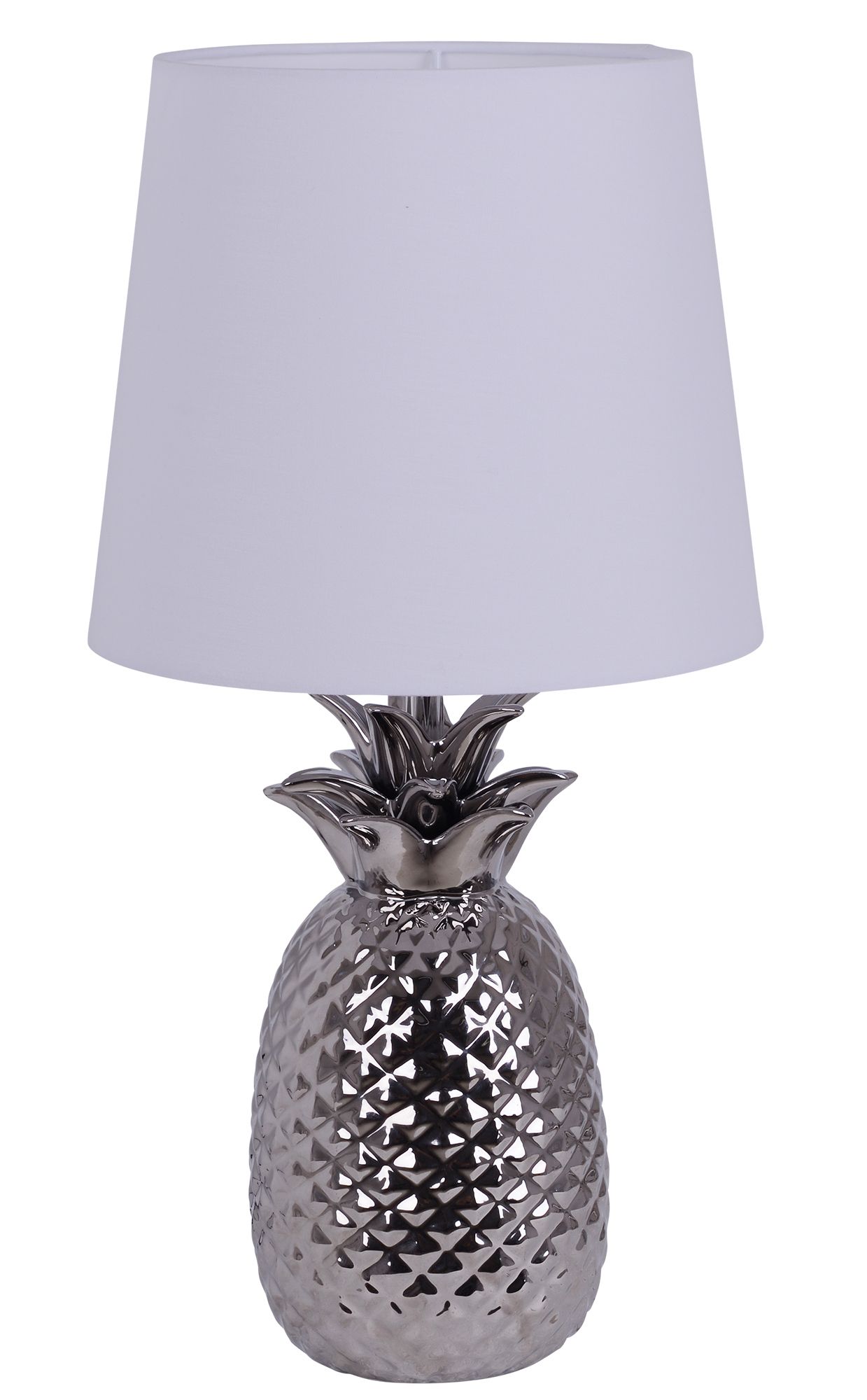 Keramik-Tischleuchte h: 45cm Ananas - E14, 40W, IP20