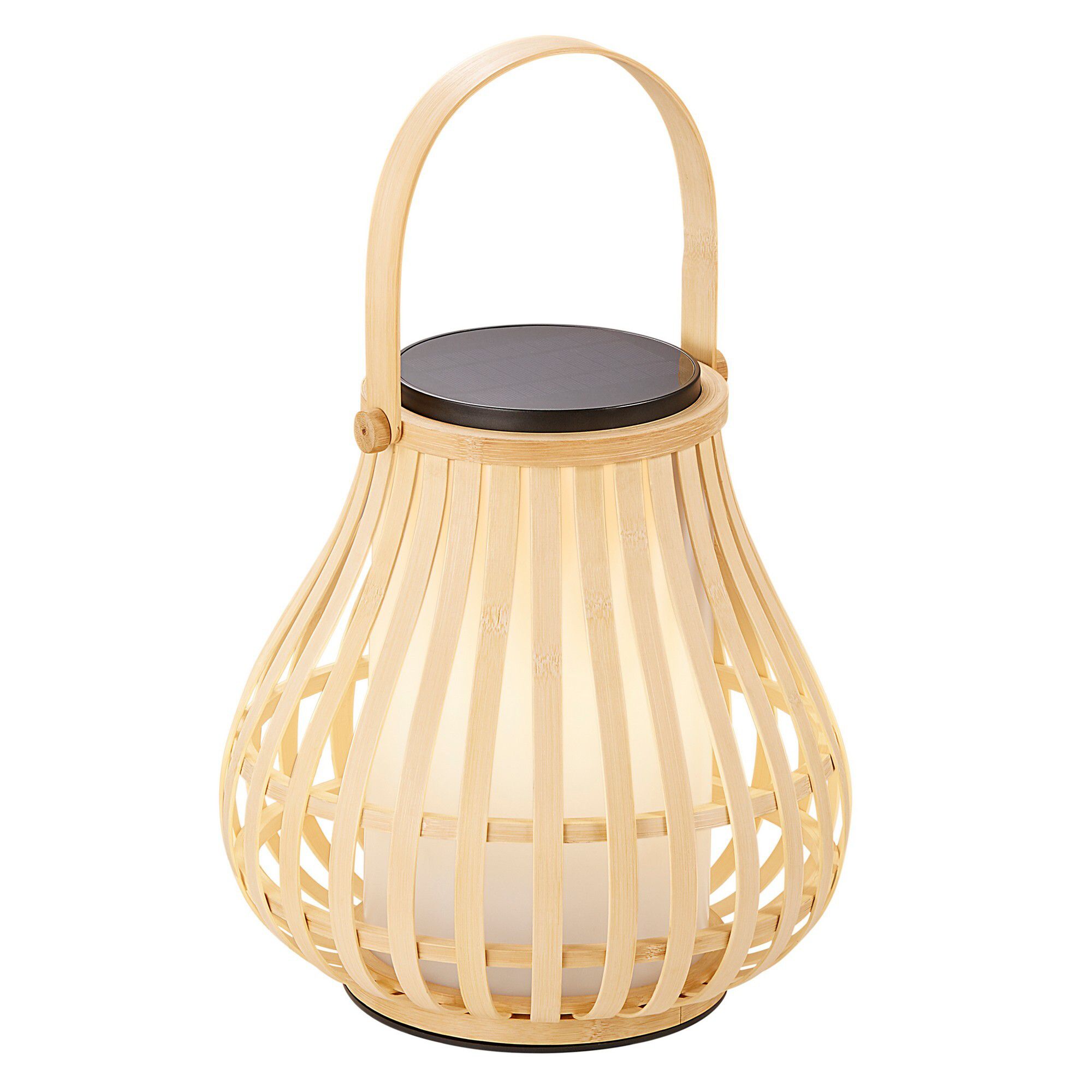 Leo To-Go, Portable, Bambus - IP44, Solar Led