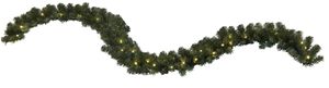 Künstliche Girlande Ottawa - grün, 60 LED's, 20cm Höhe, 500cm Anschlusskabel, 500cm länge