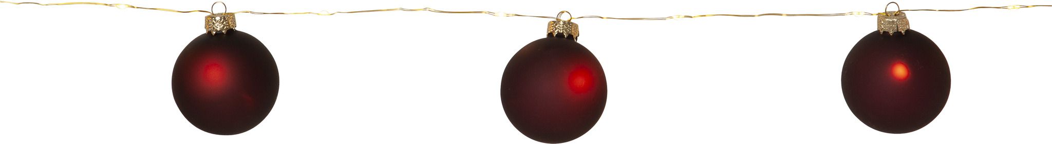 Lichterkette Bliss - IP20, Warmweiss, Rot