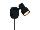 Wandleuchte Boston spot Schwarz - 5W, GU10, IP20