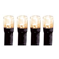 System LED Extra, Lichterkette 300cm - Schwarz, Warmweiss