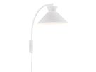 Dial , Wandleuchte, Weiss - E27, IP20, max.40W