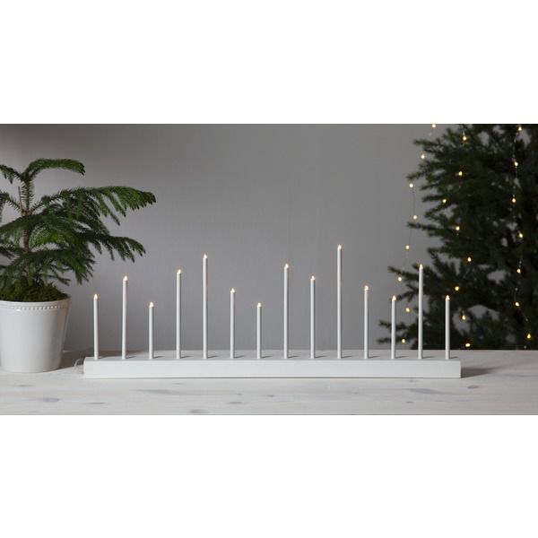 Kerzenständer Echo - IP20, Neutralweiss, 14 LED's