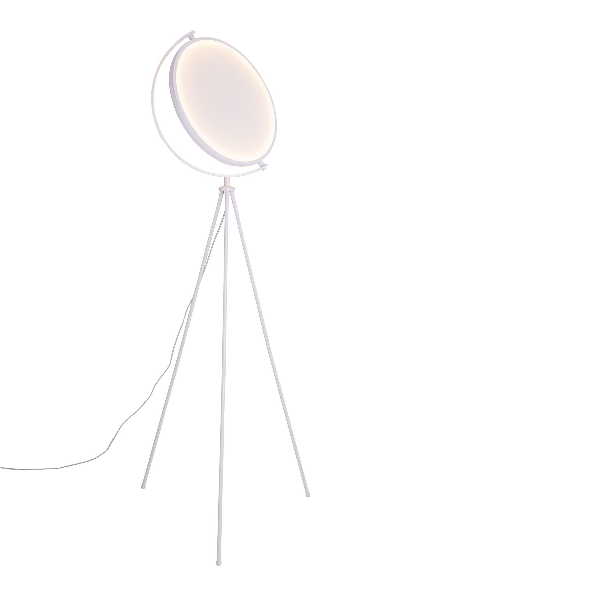 Textil-Stehleuchte Munega h: 156cm - LED fest verbaut, 3000K, warmweiss
