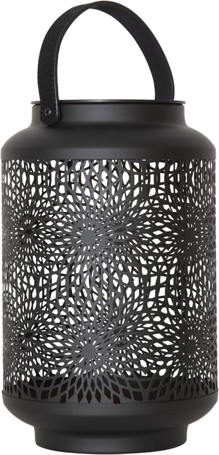 Solar Laterne Mandala - Warmweiss, IP44, Schwarz