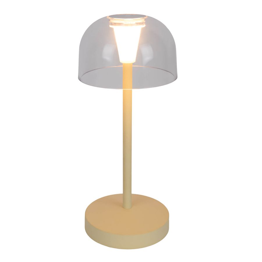 Akku- Tischleuchte GOMBA gelb 2er Set - LED-Modul, 1W, IP54