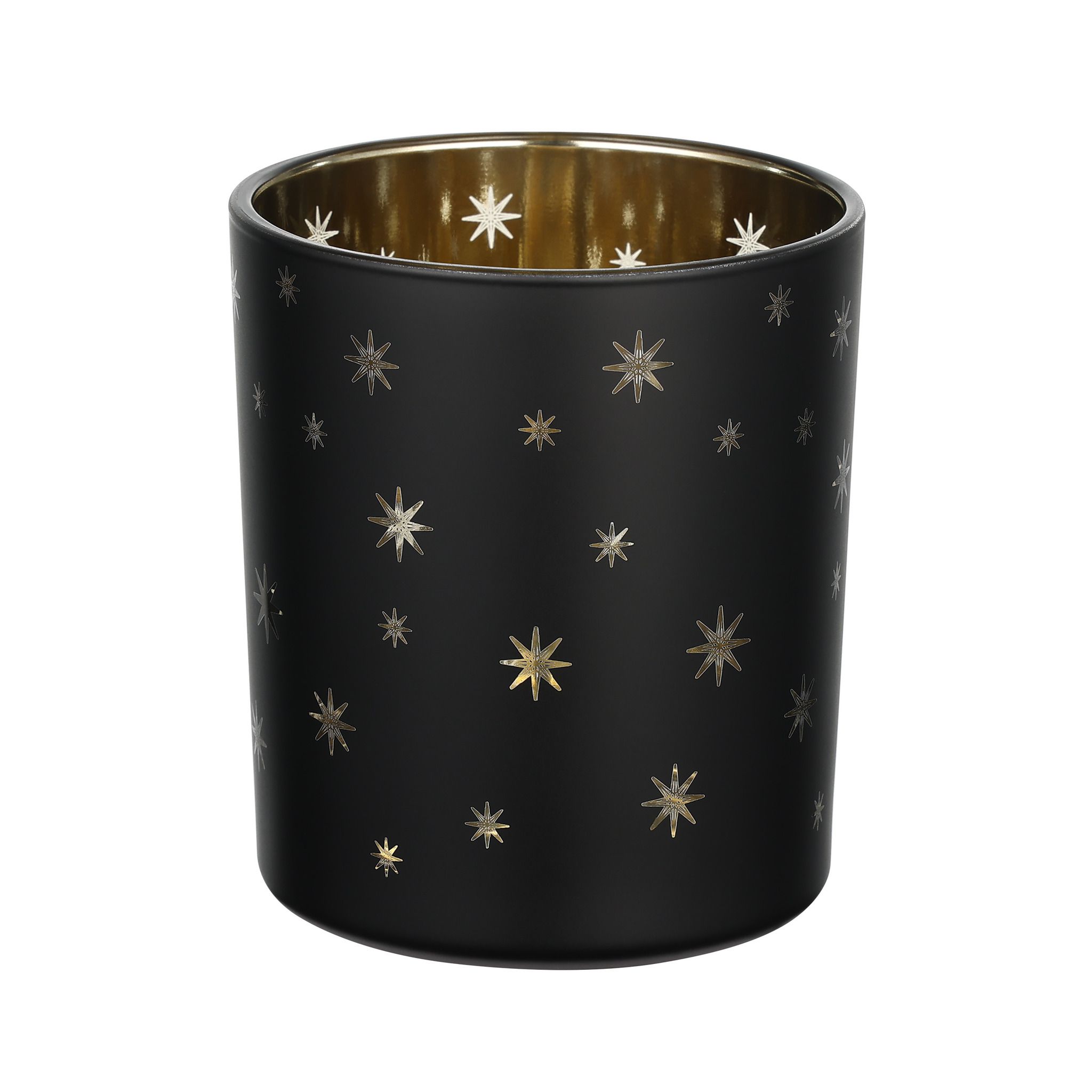 TEELICHTHALTER SW/GOLD Ø88 H-100 LUKUT - TEELICHTHALTER SW/GOLD Ø88 H-100 LUKUT