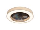 LED-CCT Deckenleuchte  VALENTO  inkl. Ventilator : 51cm beige - IP20, LED-Modul, Beige