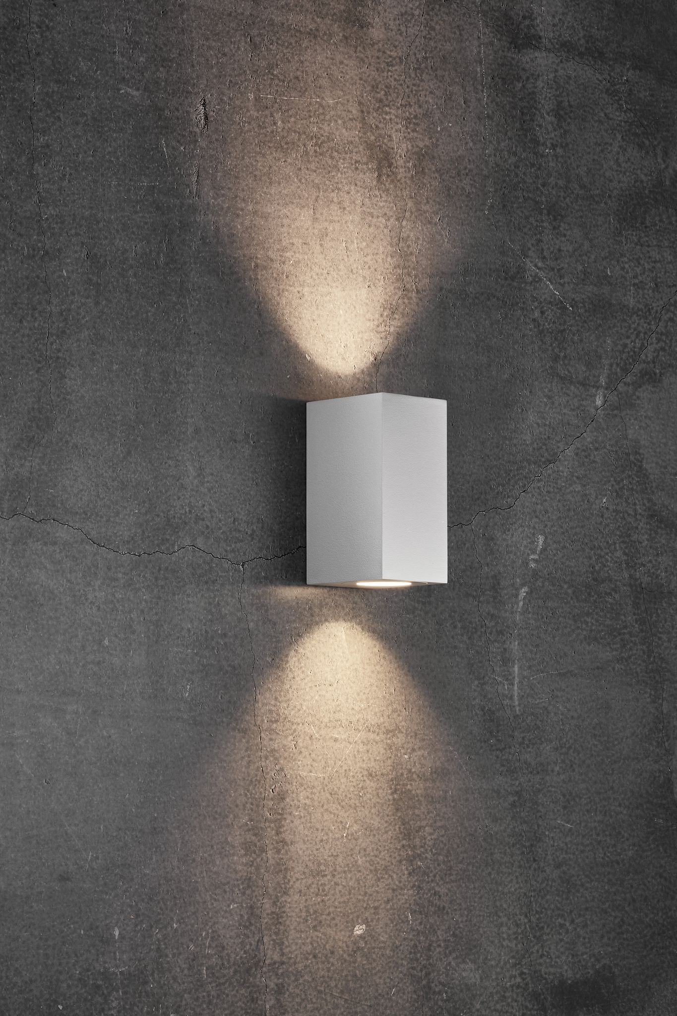 Canto maxi kubi 2, Wandleuchte, Weiss - GU10, max. 2x28W, IP44