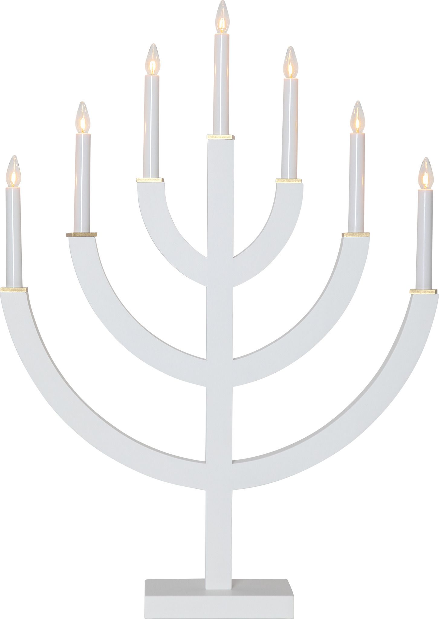 Kerzenleuchter Anno - IP20, Weiss, Warmweiss