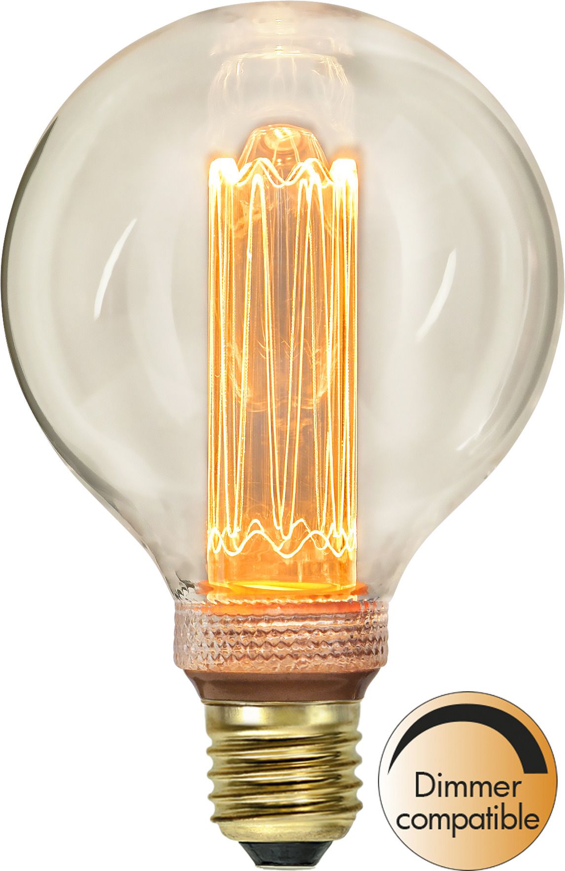 Lampada a led E27 G95 New Generation Classic - E27, 90Lm, 1800K, 2.5W, 230V