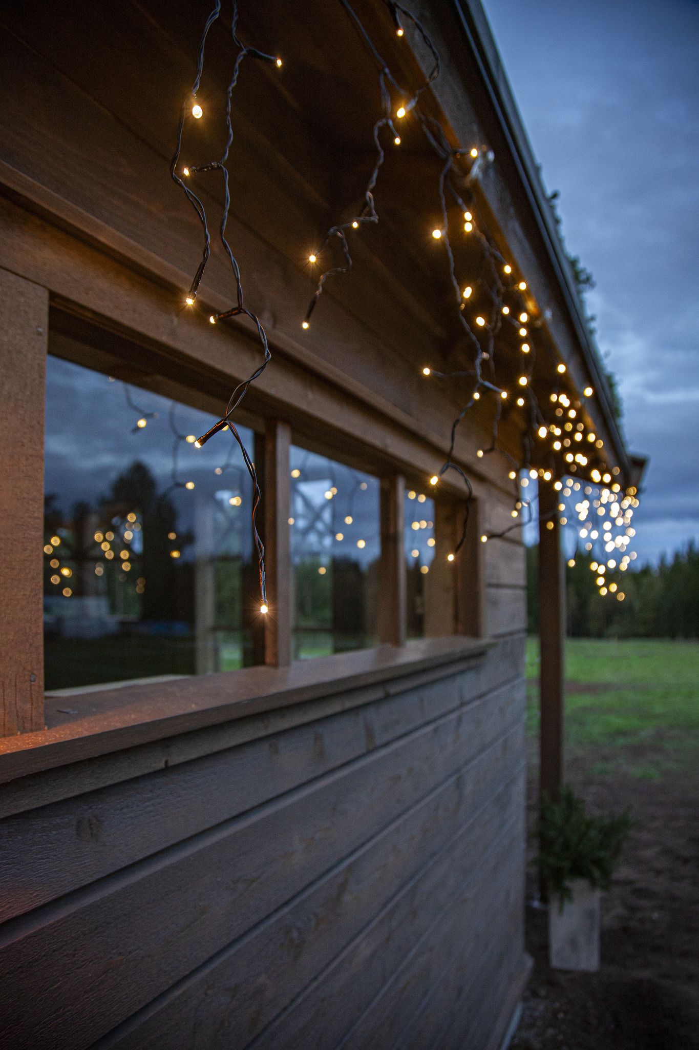 Icicle Lights Shiny - IP44, Warmweiss, 960 LED's, 2390.00 cm