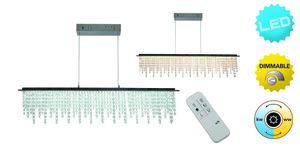 LED Pendelleuchte DIAMONDS - LED fest verbaut, 2700-6500K, warm-kaltweiss