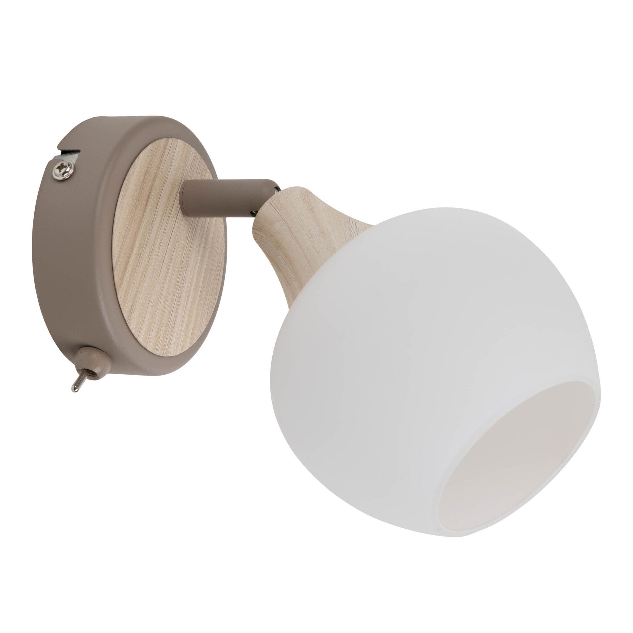 Wandleuchte  MONACO  H: 18cm beige - IP20, E14, Beige