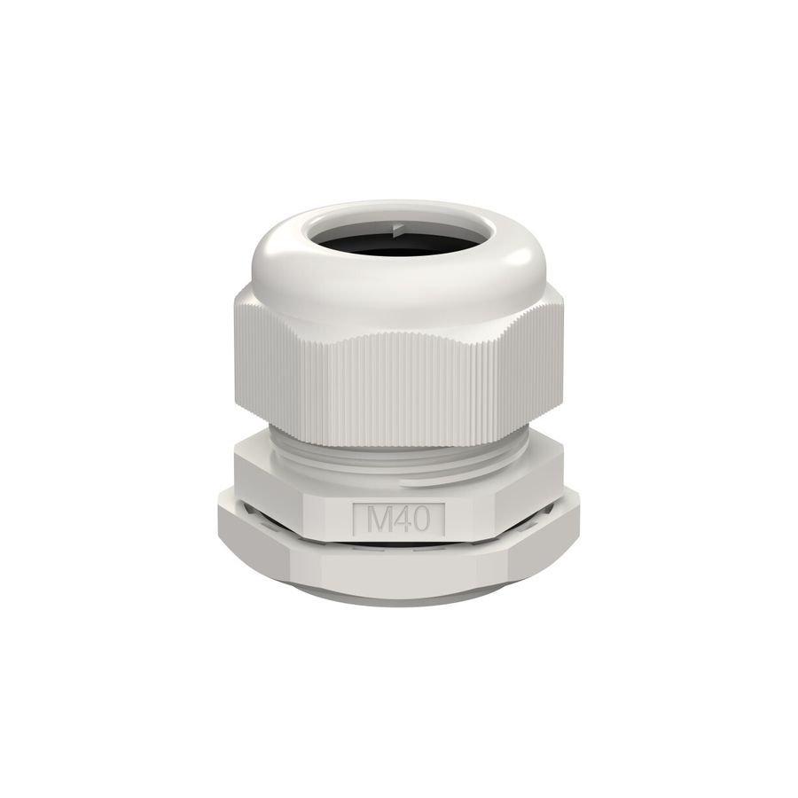 Kabelverschraubung - PA6, M40, grau, 5Stk.
