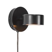 Clyde, Wandleuchte, Schwarz - LED Modul, 5,5W, IP20