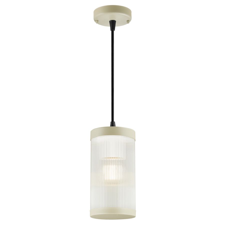 Coupar, Pendelleuchte, Sand - E27, IP54, max.25W