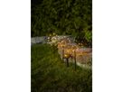Solar Decoration Firework - Schwarz, Lichtfarbe Warmweiss