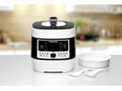 Vapore elettrico a pressione e multi-cucina MD 1000 - Dampfdruck- & Multikocher , Weiss/schwarz, 1000W
