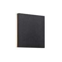 LED Wandleuchte Artego Square - 7.2W, 484lm, 3000K, IP54, CRI 81, 120°, schwarz, nicht dimmbar, L=150mm, B=150mm, H=50mm