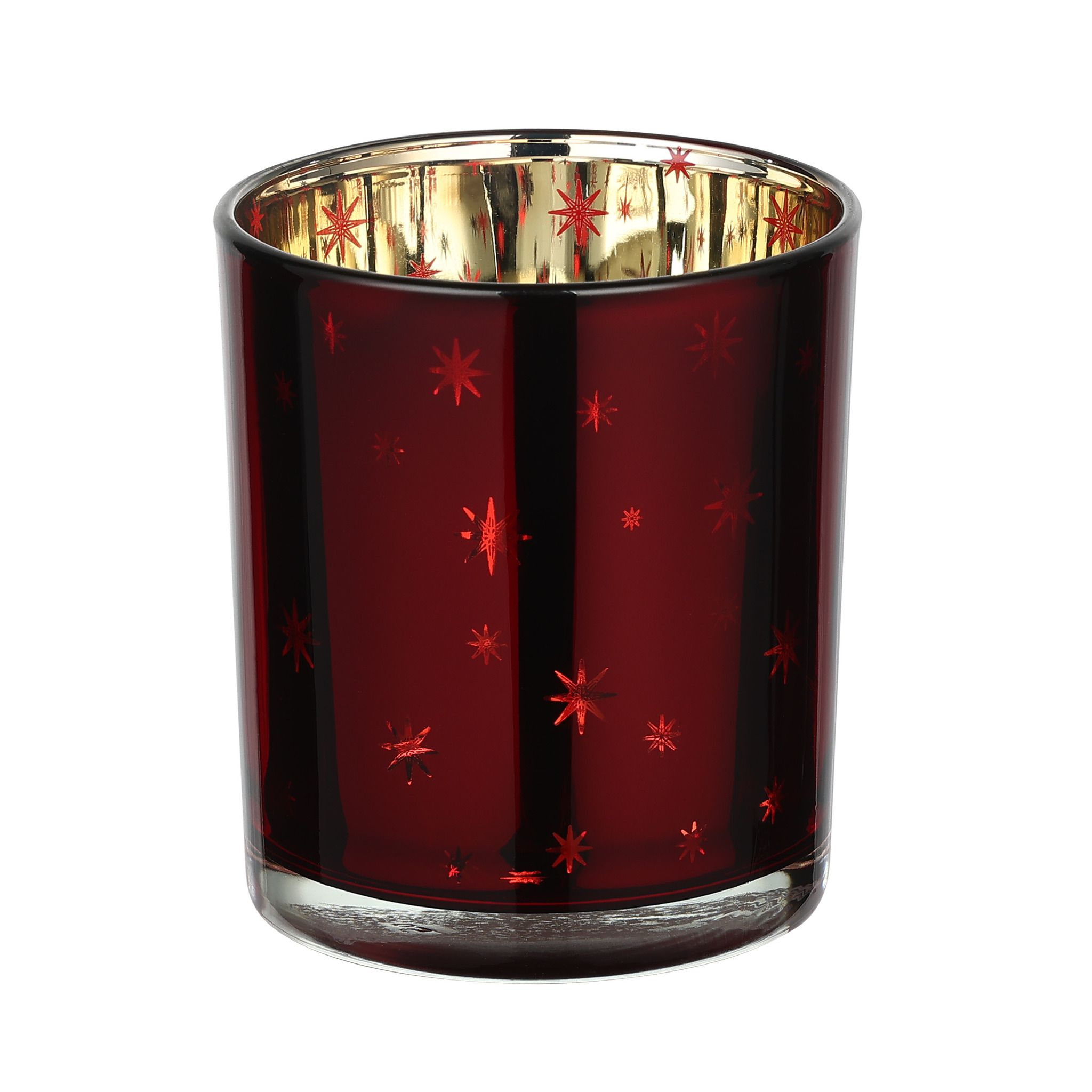 TEELICHTHALTER WS/ROT Ø70 H-80 LUKUT - TEELICHTHALTER WS/ROT Ø70 H-80 LUKUT