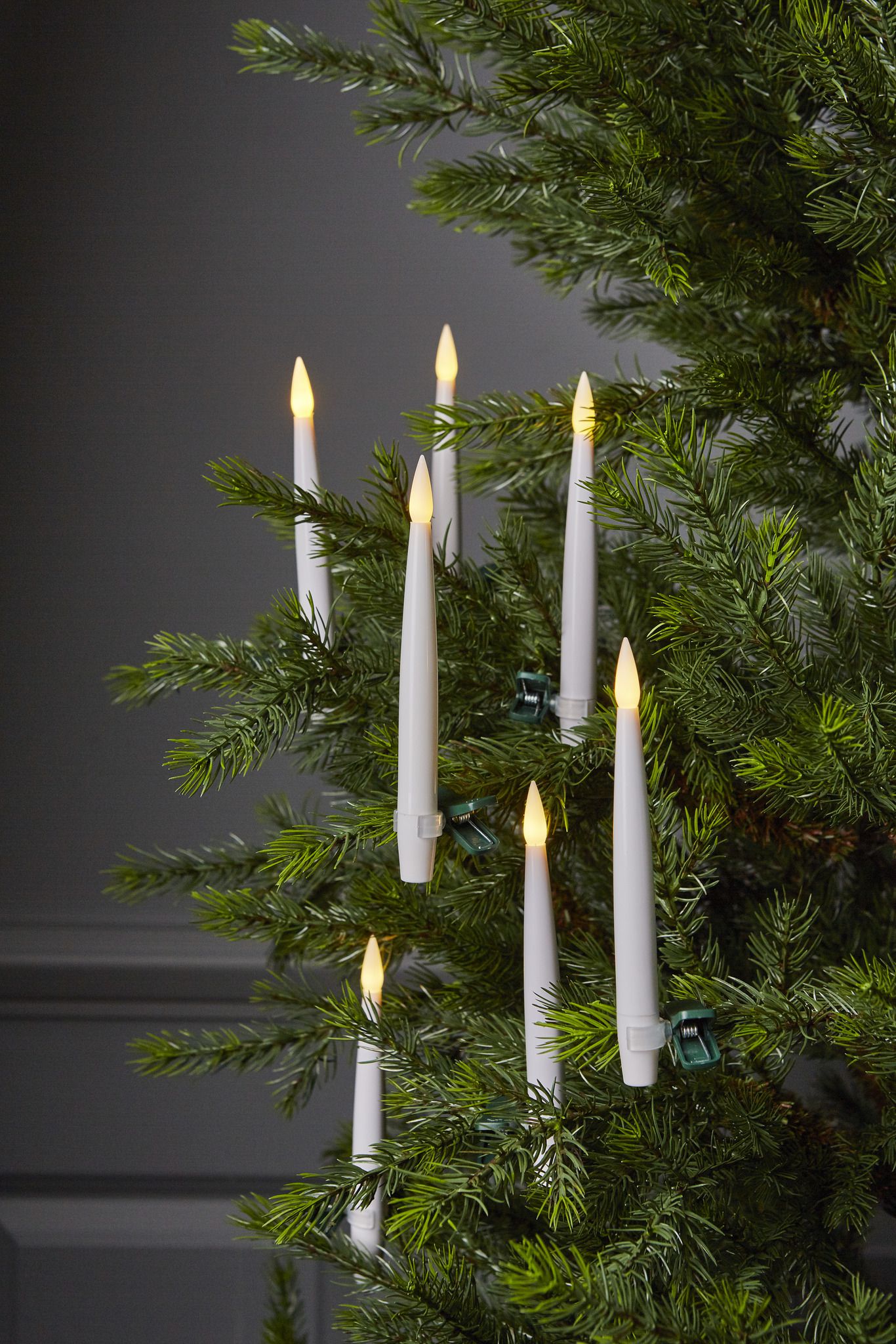 Candela da cimitero a LED Serene - Indoor, Weiss, 15.5cm Höhe, keine Timerfunktion